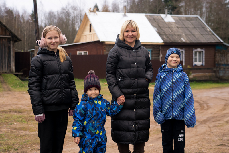 Самая крутая крыша на деревне