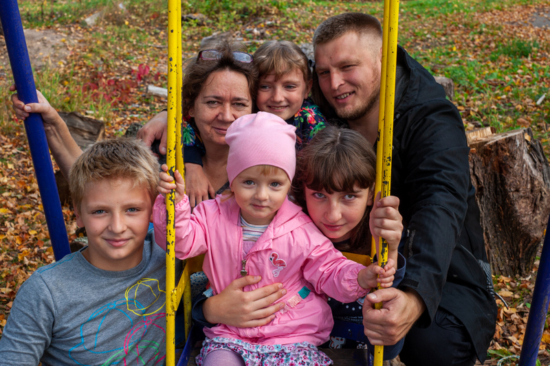 У детей новые комнаты. Нет, целый дом!